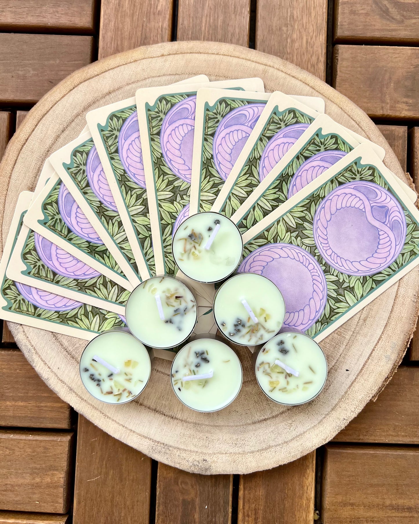 Velas de té ritualizadas | Dinero y Abundancia.