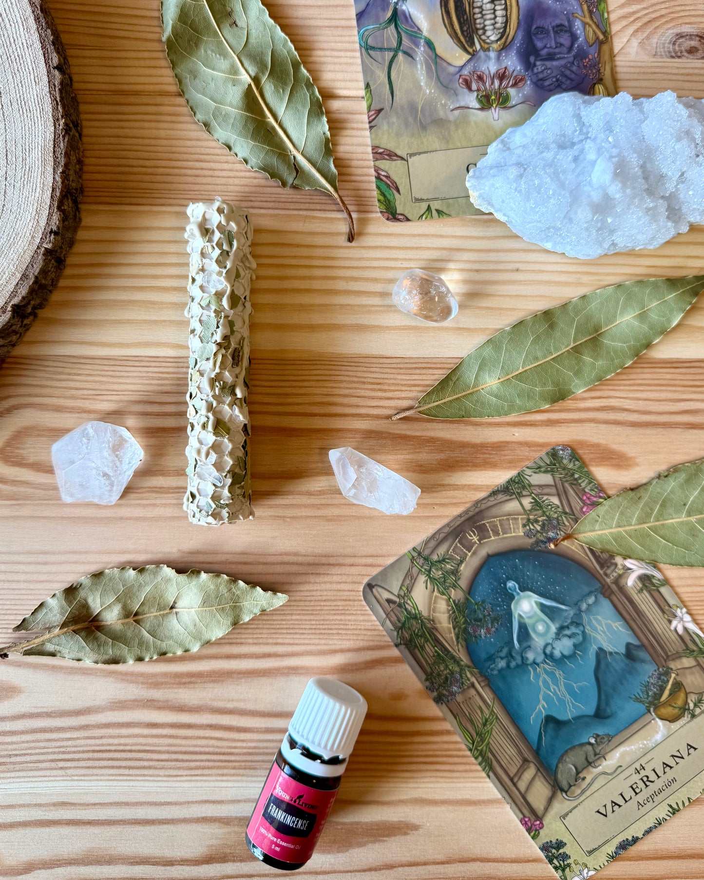 Vela Alquímica Ivory | Alquimia del Origen.