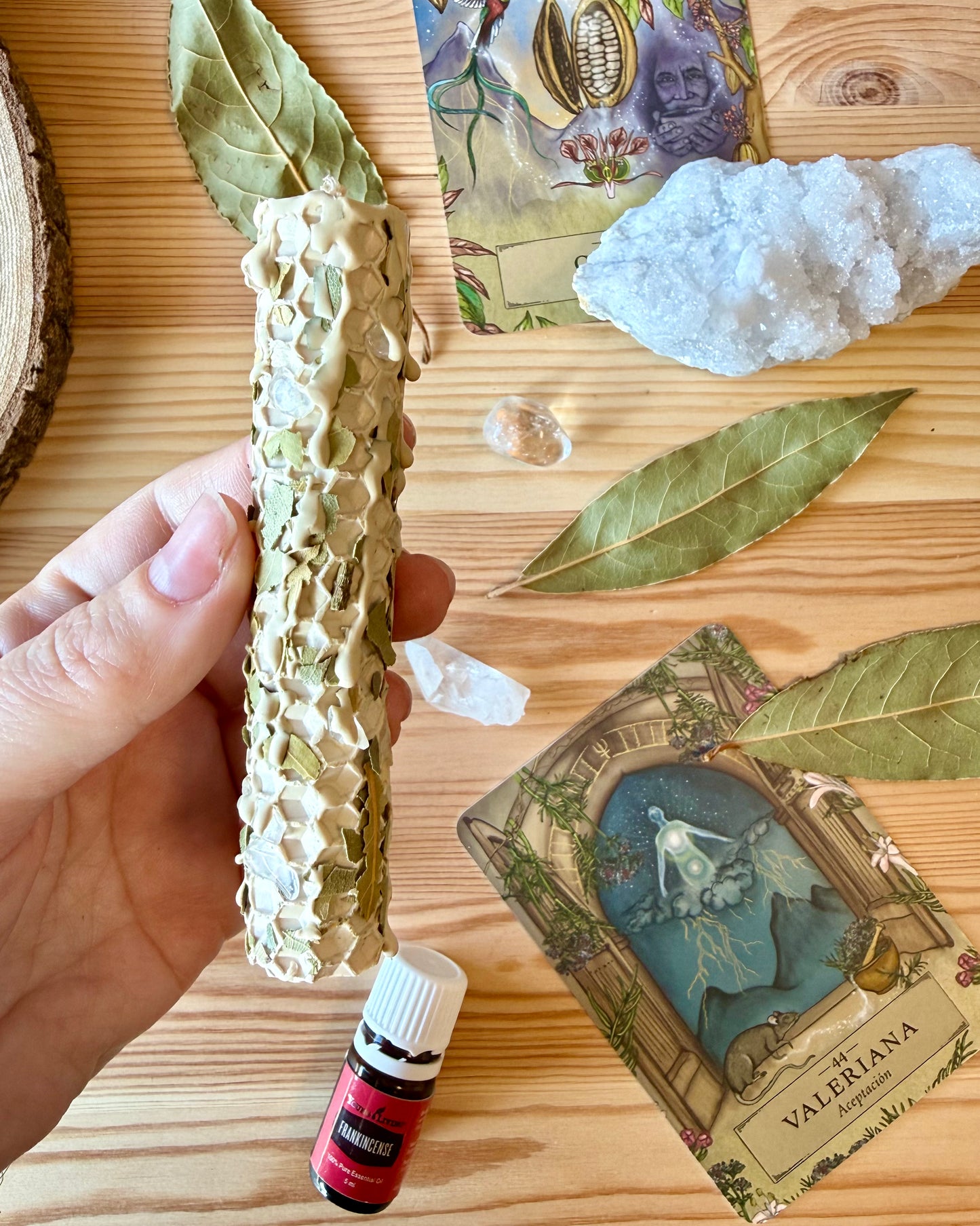 Vela Alquímica Ivory | Alquimia del Origen.