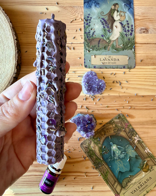 Vela Alquímica Lavanda | Alquimia del Umbral.