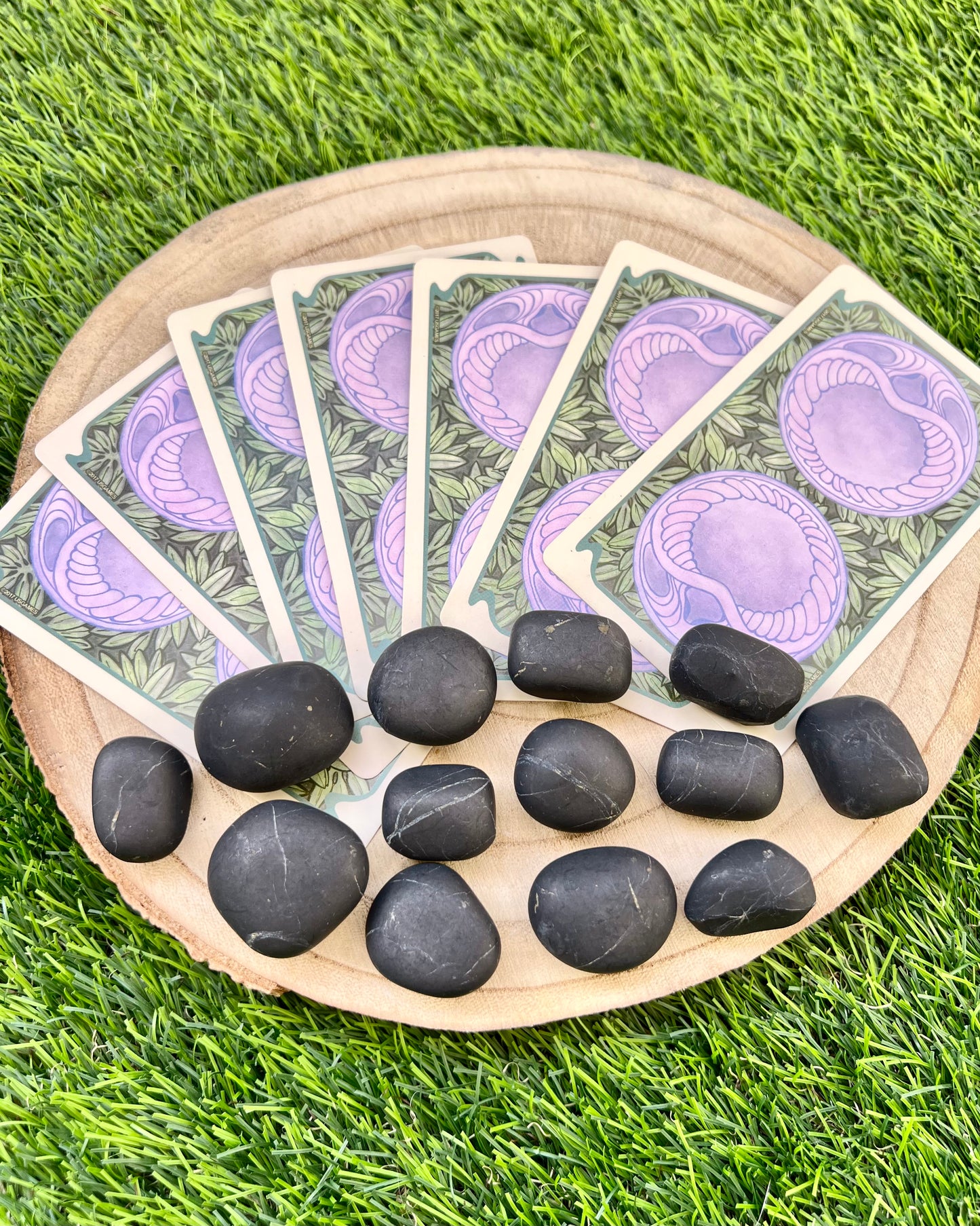 Rodado Shungit Natural | Protección y Purificación Energética