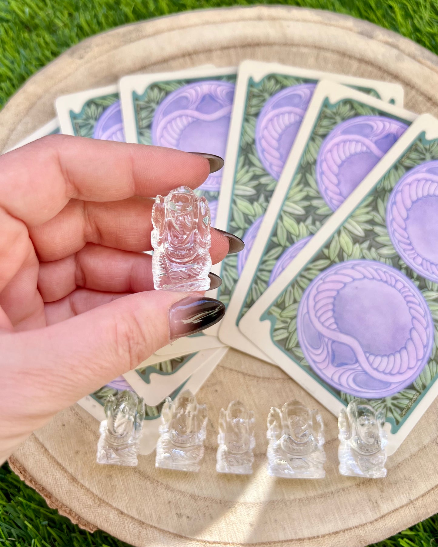 Ganesha de Cuarzo Blanco | Sabiduría y Energía Purificadora
