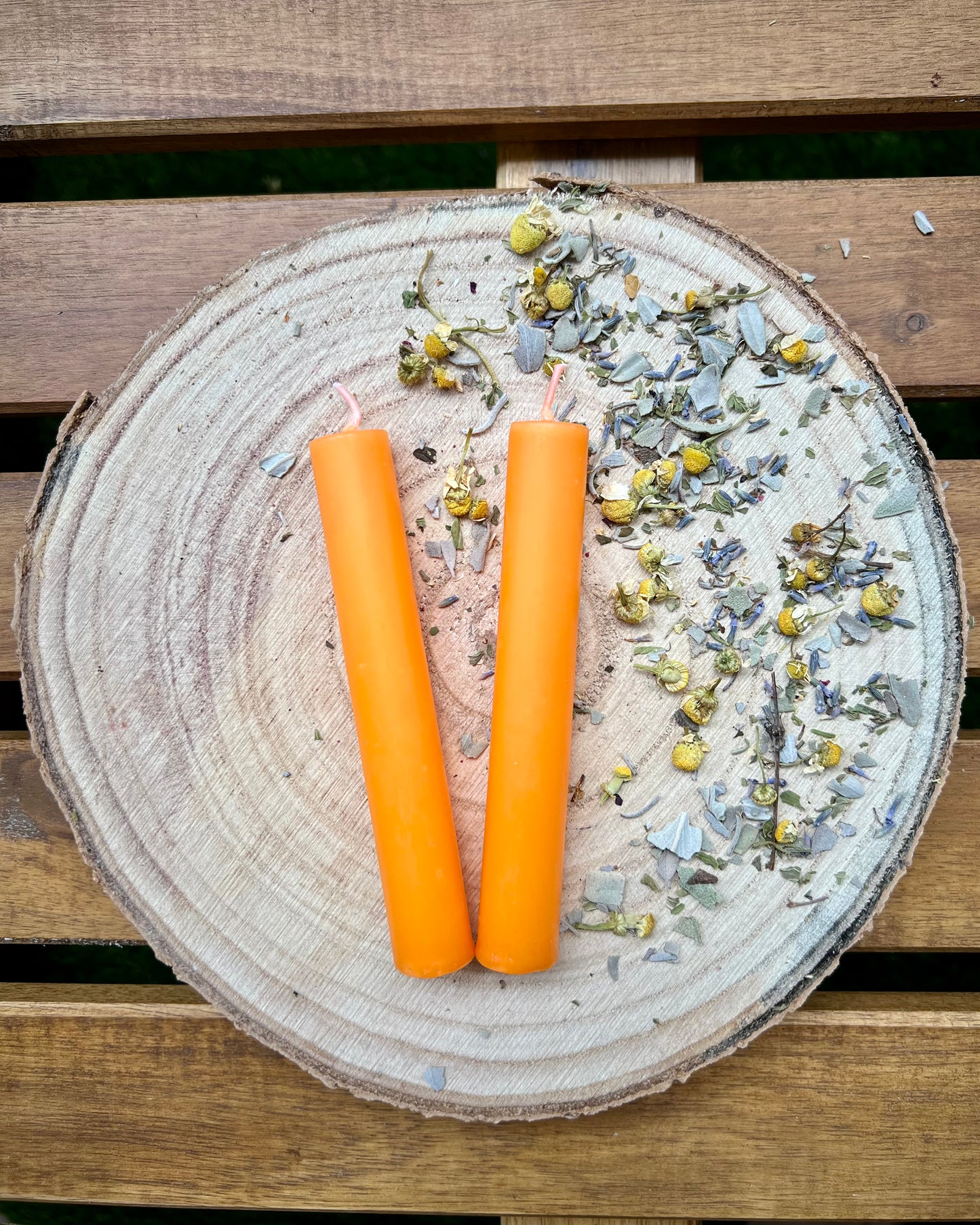 Vela naranja