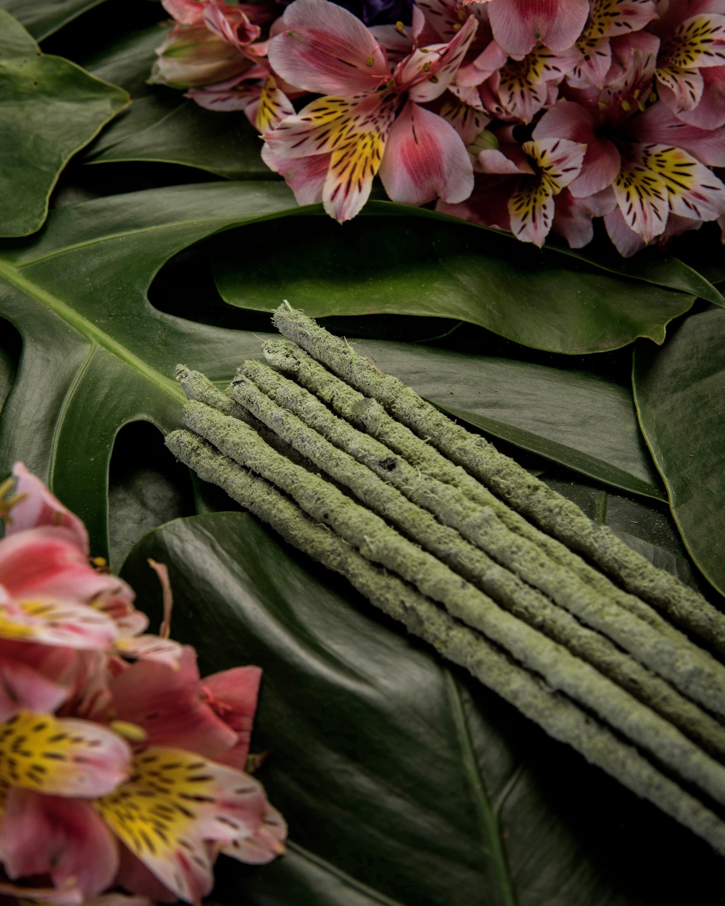 Incienso Sagrada Madre Botánico Té Verde y Flor de Champa