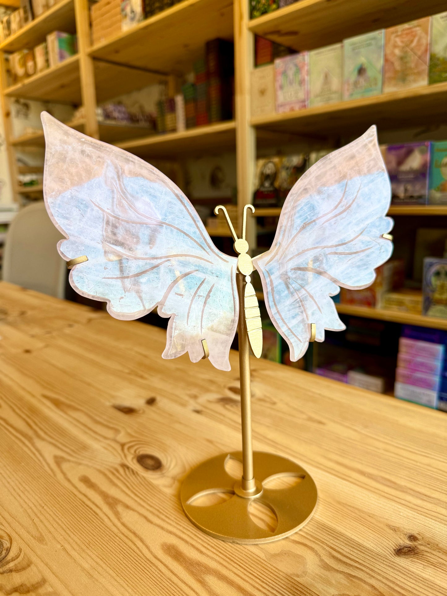 Mariposa de Cuarzo Rosa | Renacer.