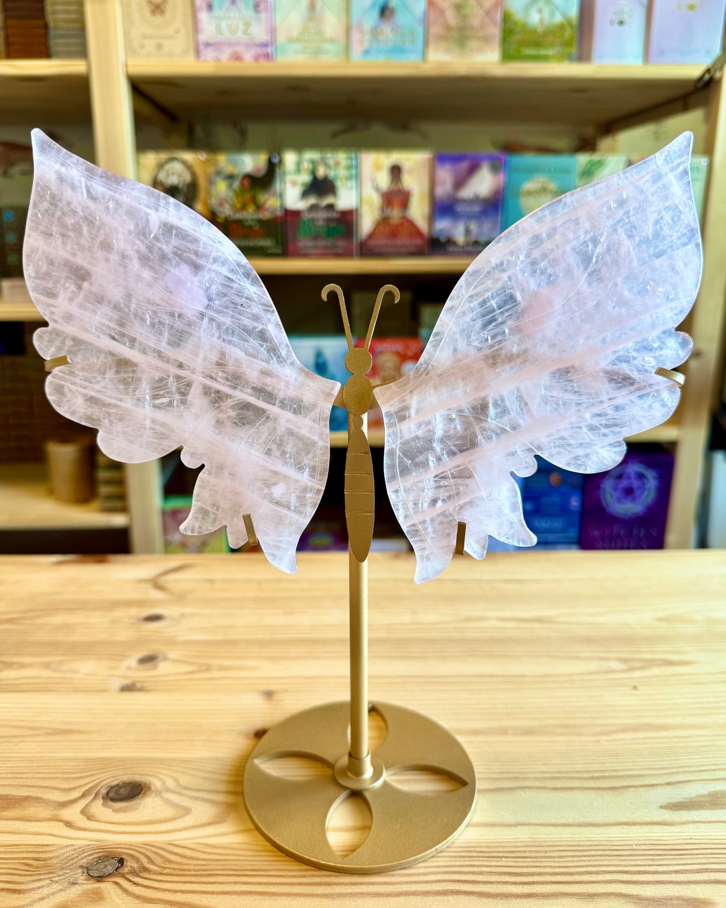Mariposa de Cuarzo Rosa | Renacer.