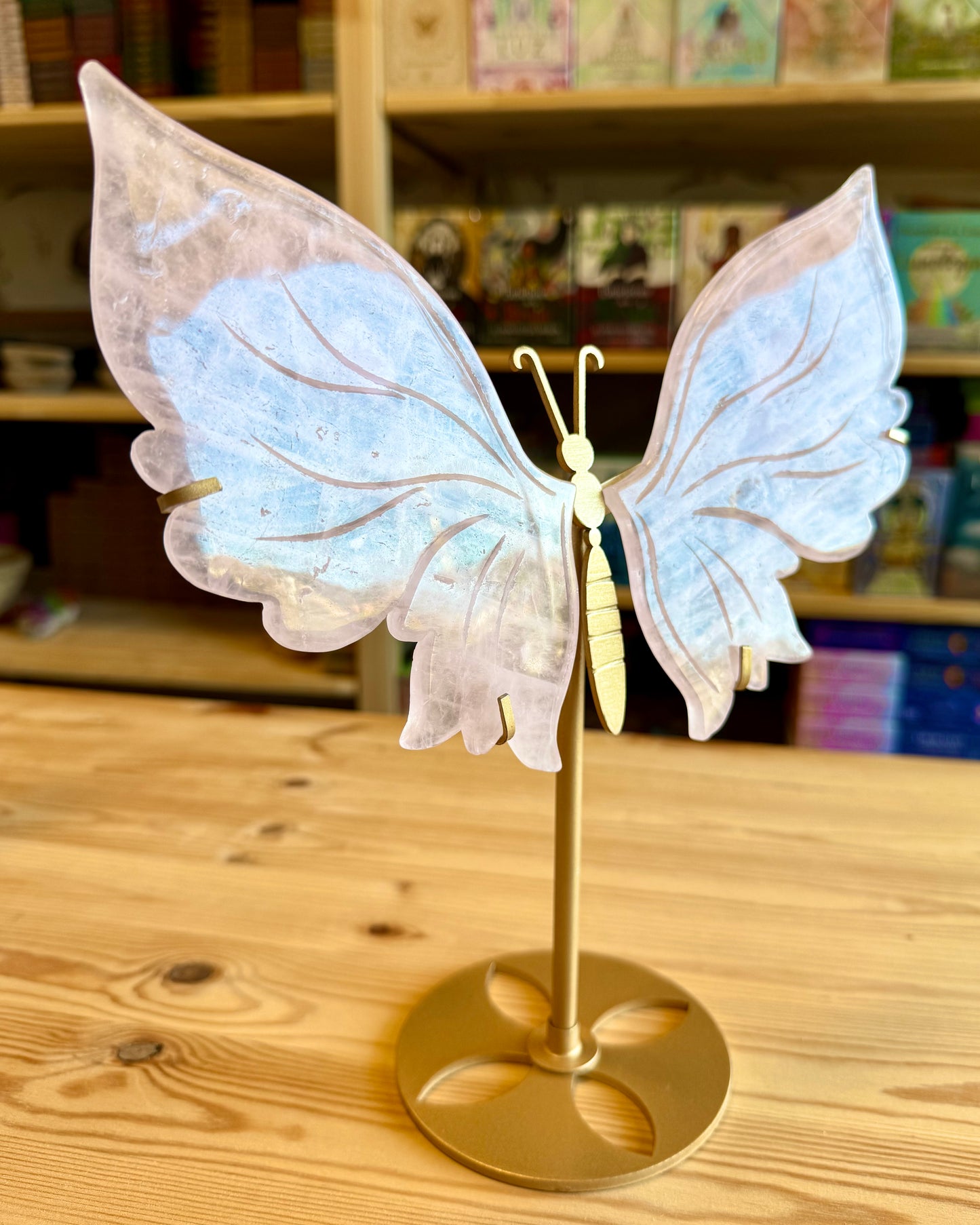 Mariposa de Cuarzo Rosa | Renacer.