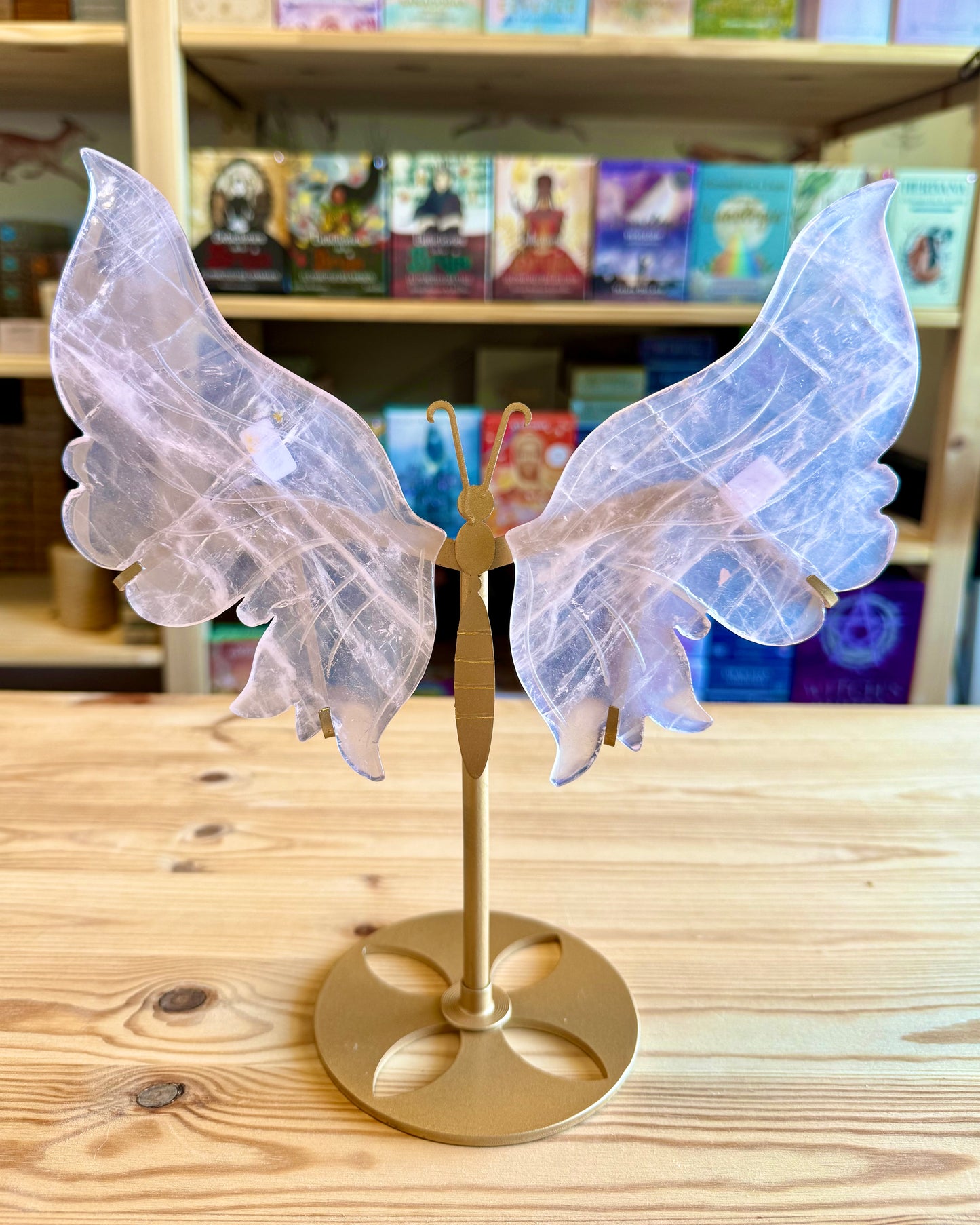 Mariposa de Cuarzo Rosa | Apertura del Corazón.