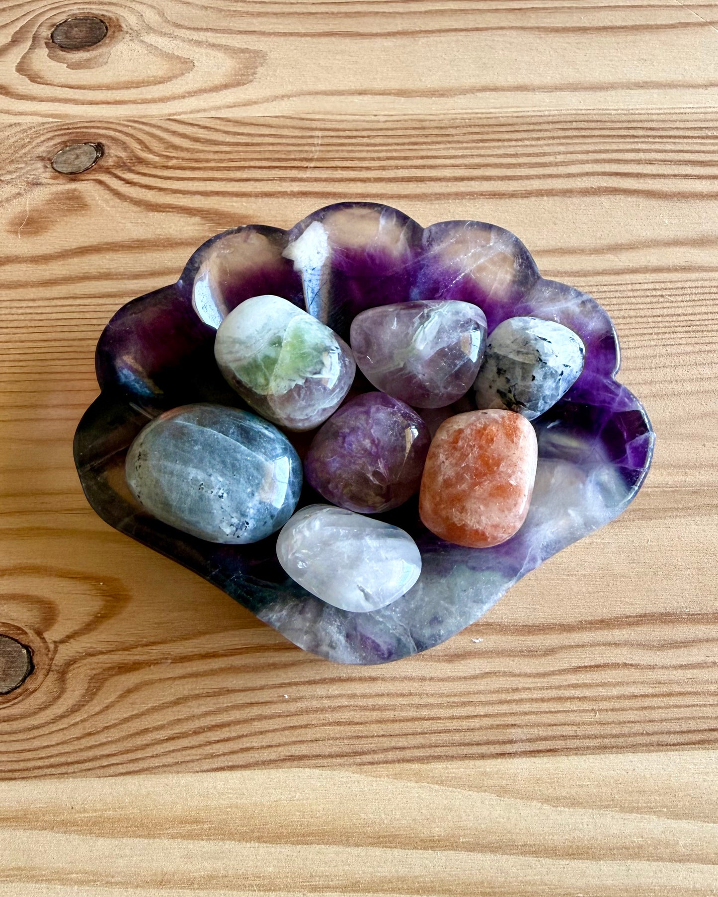Bowl de Fluorita Grande | Claridad y Orden Interior.