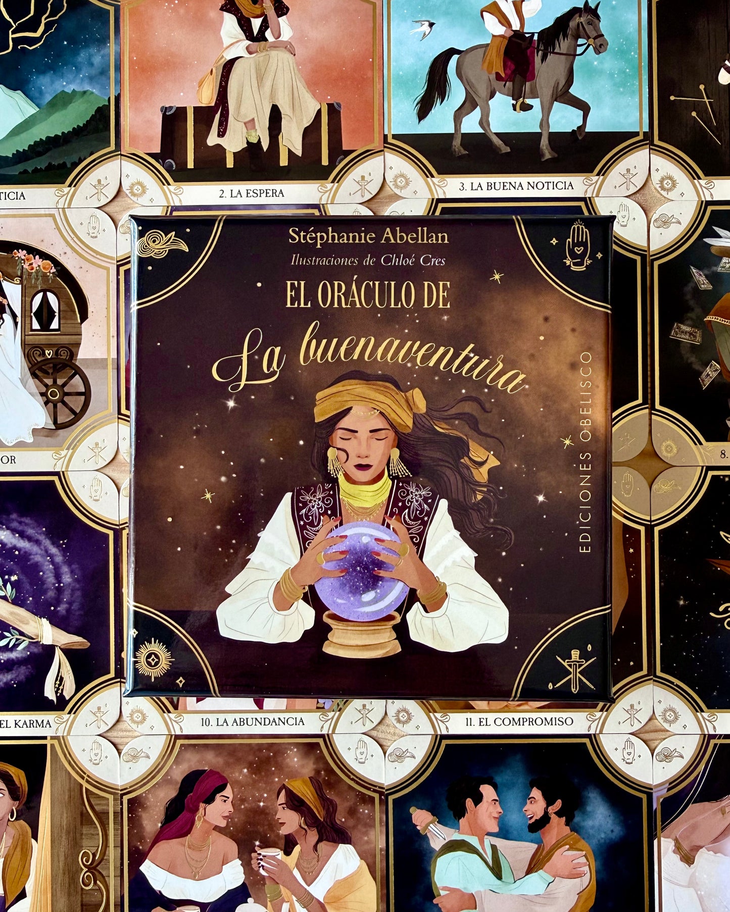 El Oráculo de la Buenaventura | Cartas + Tapete.