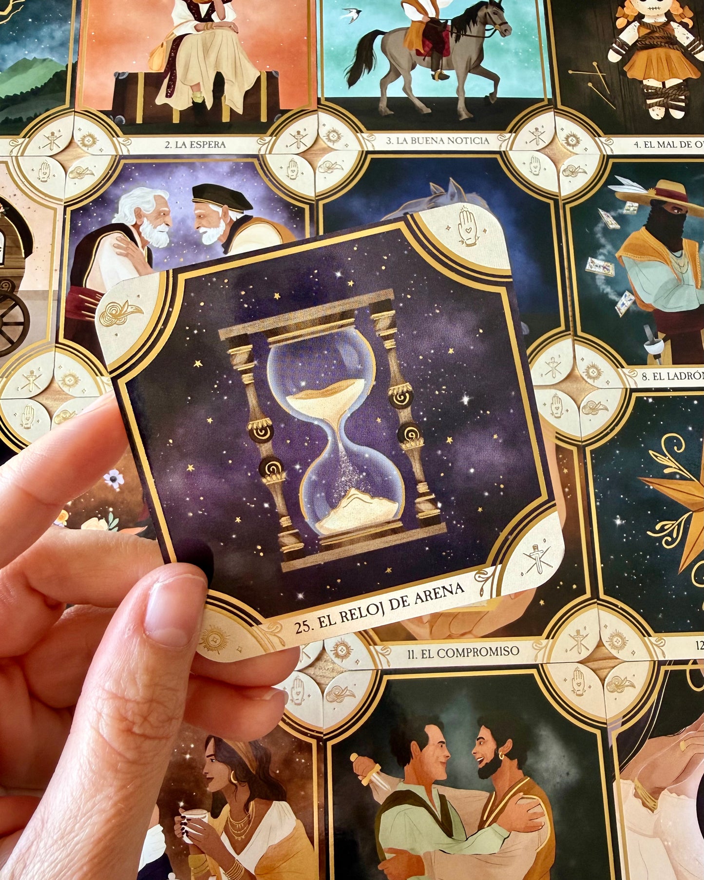 El Oráculo de la Buenaventura | Cartas + Tapete.