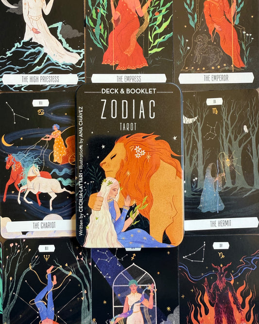 Tarot del Zodiaco | Mini en lata.