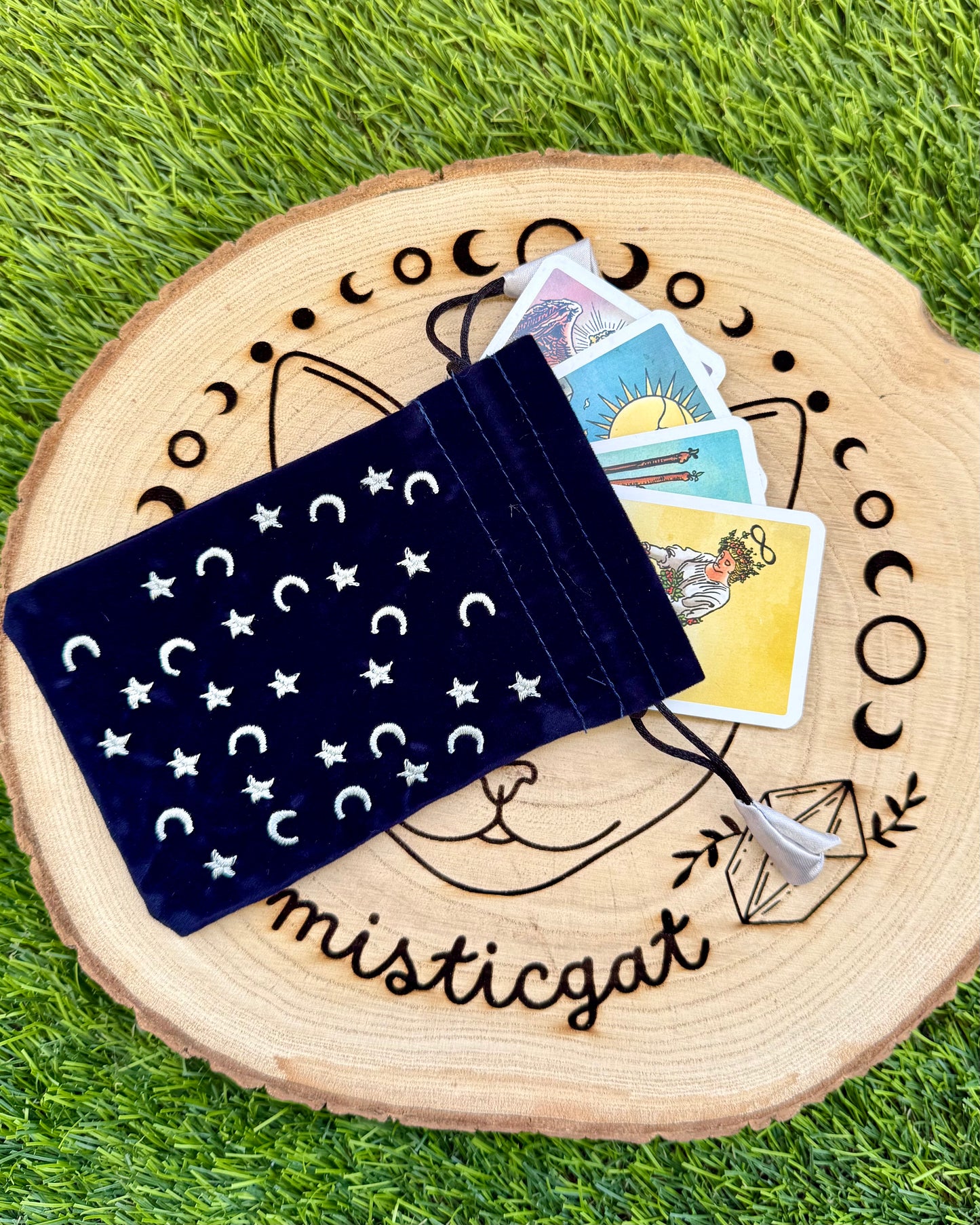 Bolsa Tarot MINI Lo Scarabeo | Lunas y Estrellas.