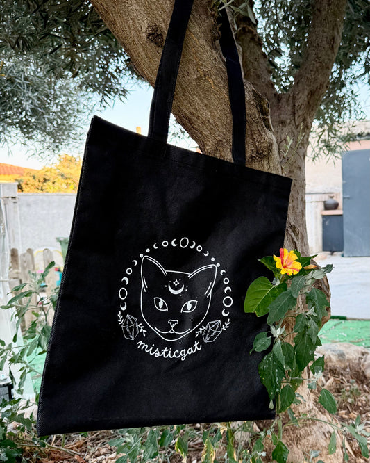 Tote Bag Misticgat | Lleva la magia contigo siempre.