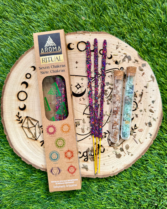 Incienso Aroma Ritual Siete Chakras | Armonía y Reequilibrio.