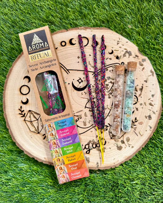 Incienso Aroma Ritual Siete Arcángeles | Guía y Protección Divina.