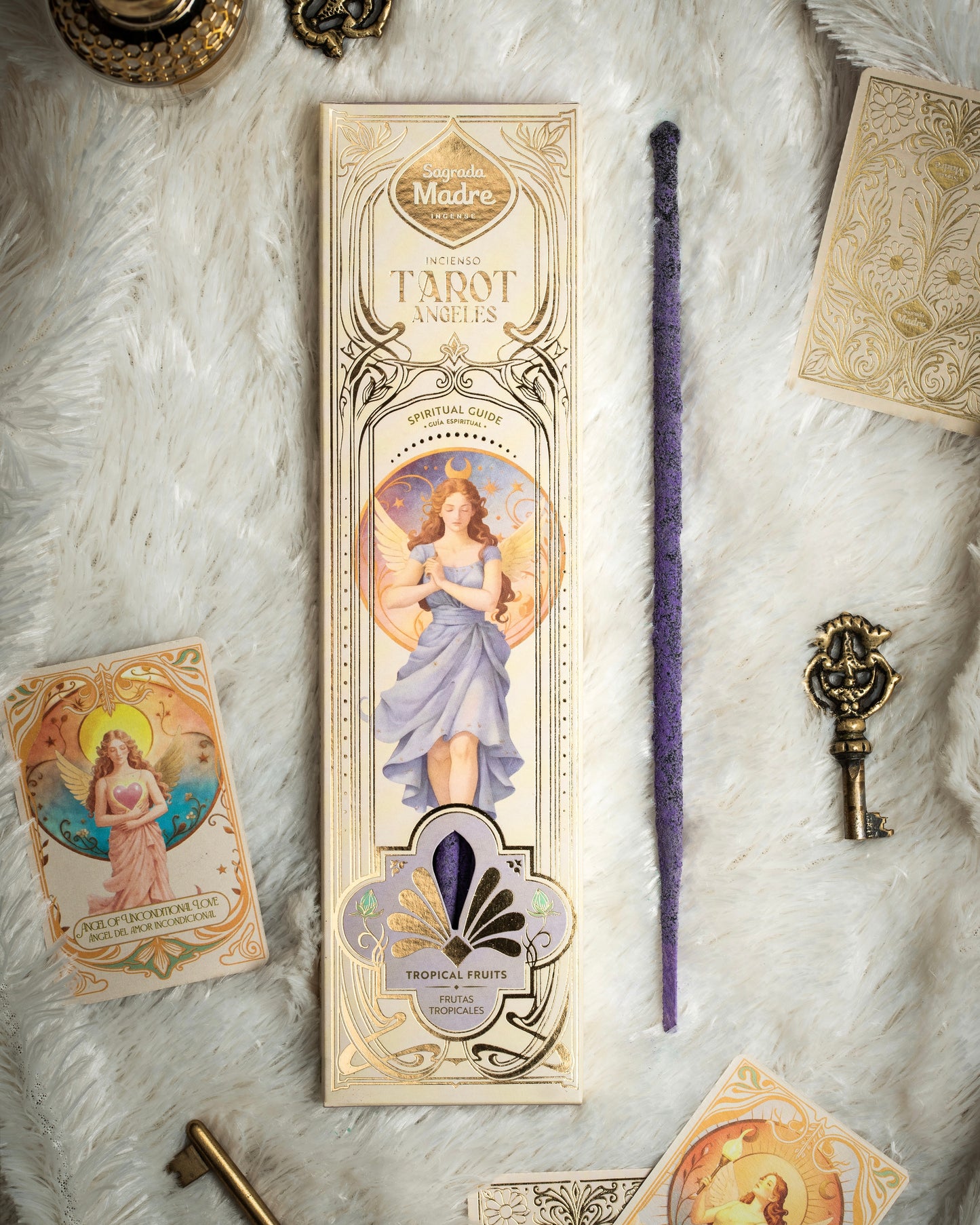 Sagrada Madre Tarot Ángeles Guía Espiritual | Frutas Tropicales.