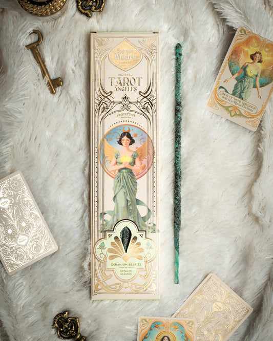 Sagrada Madre Tarot Ángeles Protector | Bayas de Geranio.
