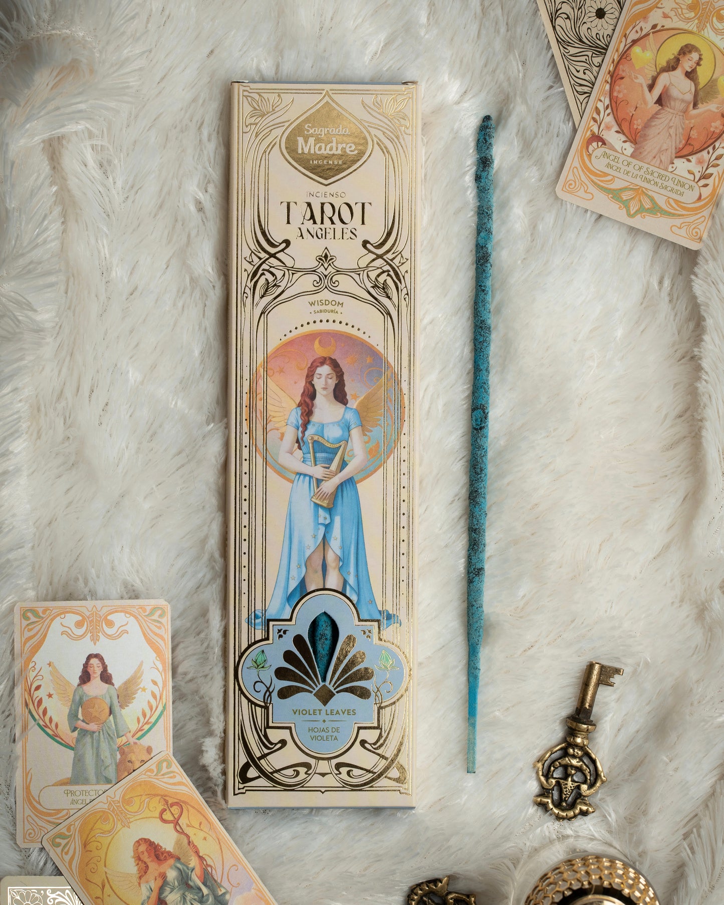 Sagrada Madre Tarot Ángeles Sabiduría | Hojas de Violeta.