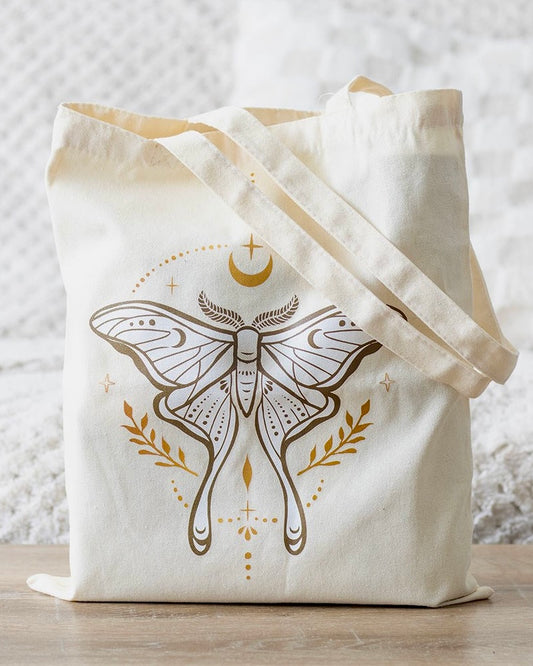 Totebag Polilla Mística blanco