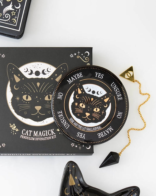 Kit de Péndulo Gato Magicko | Escucha las respuestas que tu intuición ya conoce.