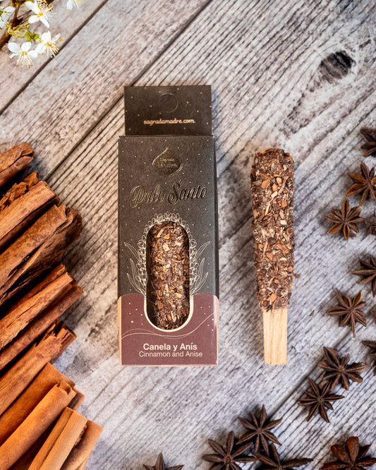 Sagrada Madre Stick Palo Santo | Canela y Anís.