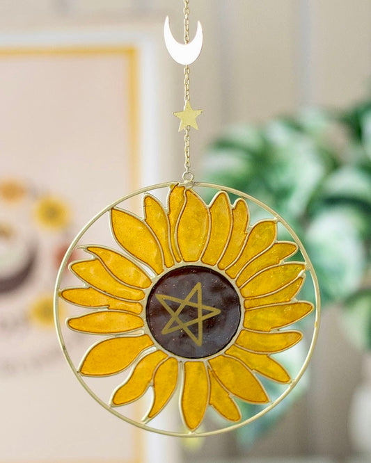 Atrapasol Girasol Solsticio de Verano | Luz, Magia y Protección.